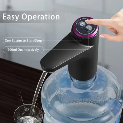 Tragbarer 5-Gallonen-Wasserspender mit USB-Ladeanschluss und elektrischer Pumpe