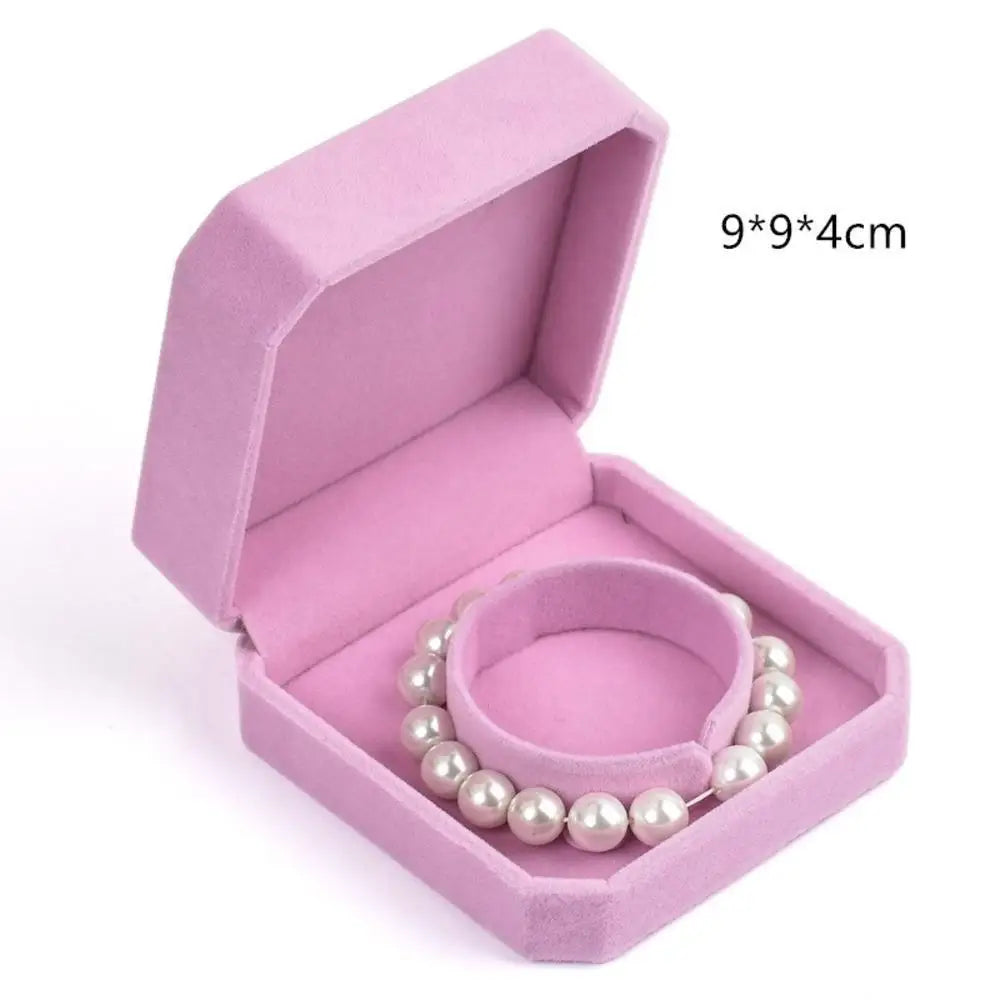 Luxuriöse Samt Schmuckbox: Organizer für Halsketten, Ringe, Armbänder & Ohrringe
