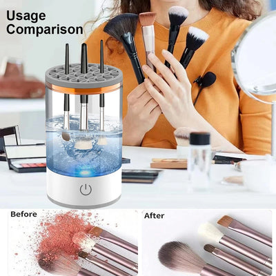 Elektrischer Make-up Pinsel Reiniger USB Tragbar, Automatische Pinsel Waschmaschine