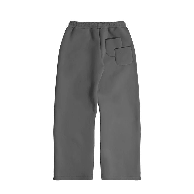 Einfarbiges Paar Kapuzen-Sweatshirt & Sweatpants-Set, lässiger Herbst Jogginganzug