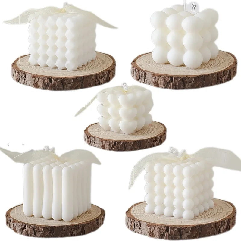 Nordic Cube Duftkerze – Kreative Geschenkidee für Weihnachten, Hochzeit, Party & Deko