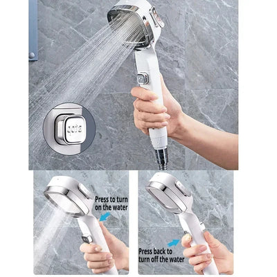 Xiaomi Mijia Hochdruck Duschkopf 3 Modi Wassersparend Verstellbarer Wasser Massage Sprüher