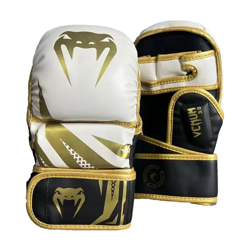 Professionelle MMA Boxhandschuhe – Halbfinger Sandsackhandschuhe für Karate & Muay Thai Training