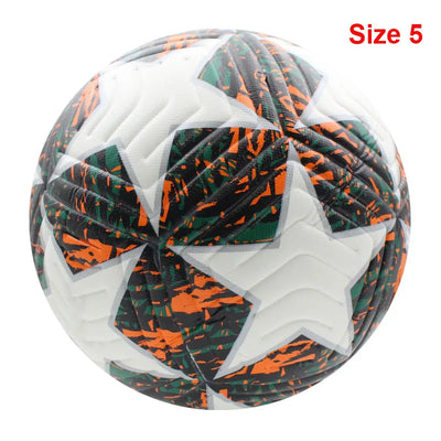 Hochwertiger Fußball: Offizielle Größe 4/5, Nahtloses PU-Material für Training & Spiele