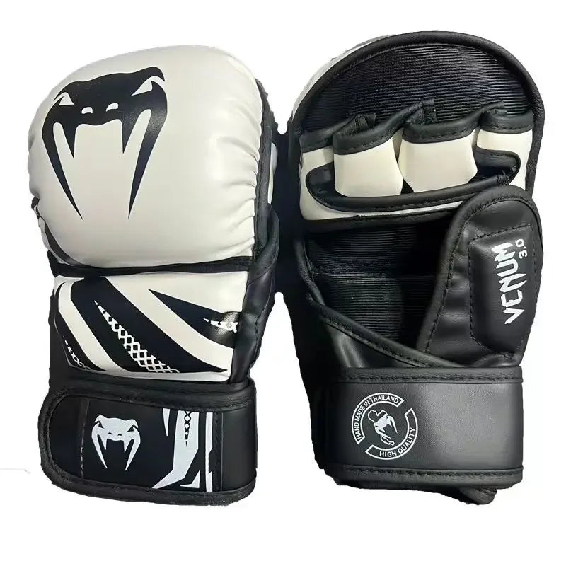 Professionelle MMA Boxhandschuhe – Halbfinger Sandsackhandschuhe für Karate & Muay Thai Training