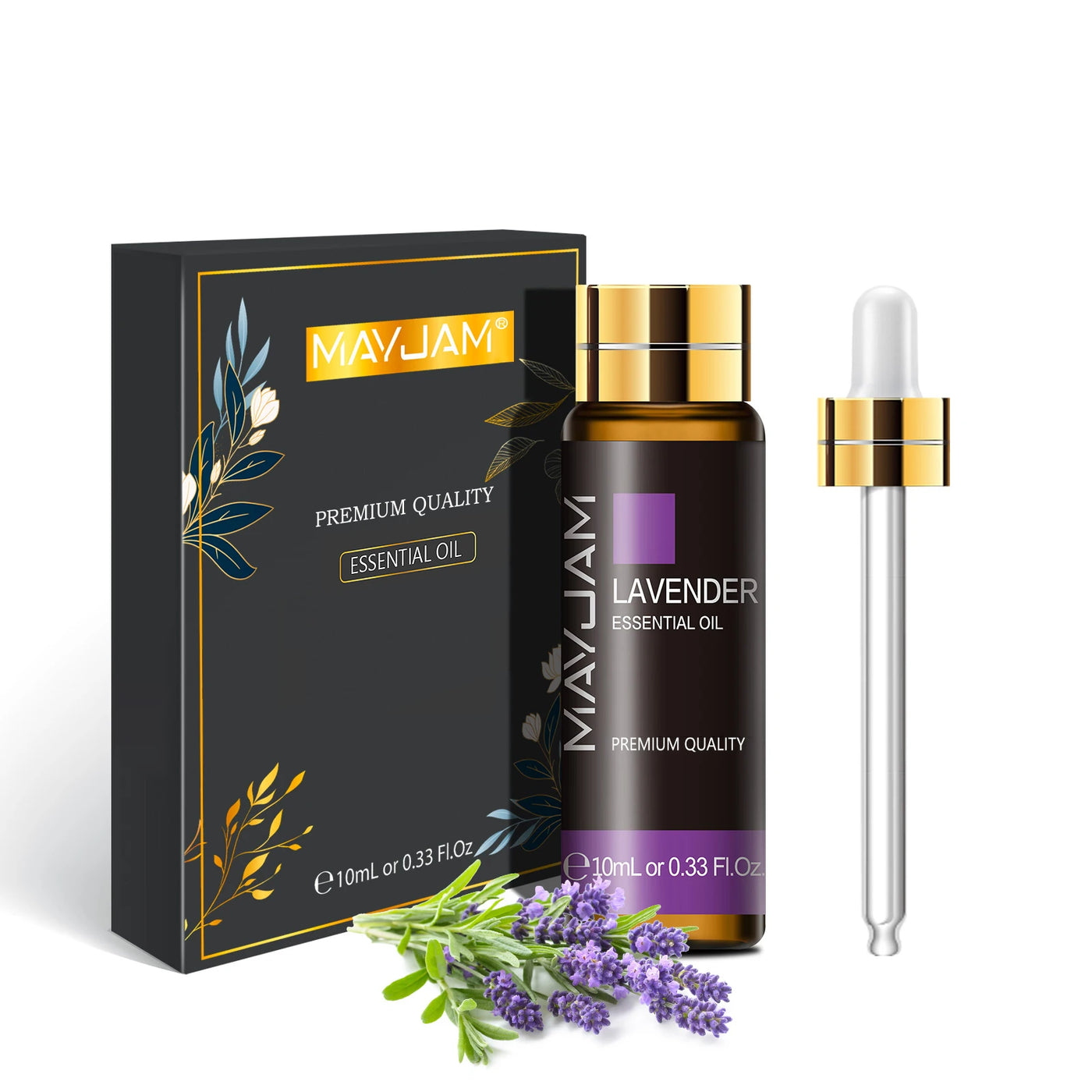 MAYJAM 10ML Ätherisches Duftöl – Lavendel, Vanille & Myrrhe für Seifen, Kerzen & Massage