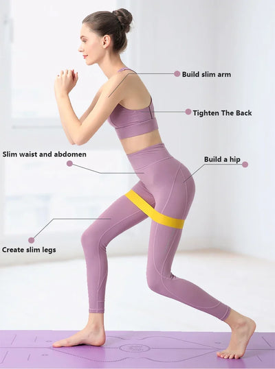 Fitness-Gummibänder für Gym & Zuhause – Yoga, Pilates, Widerstandstraining