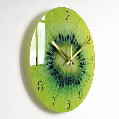 Luxuriöse Glas-Wanduhr: Moderne, leise Uhr für Wohnzimmer & Küche
