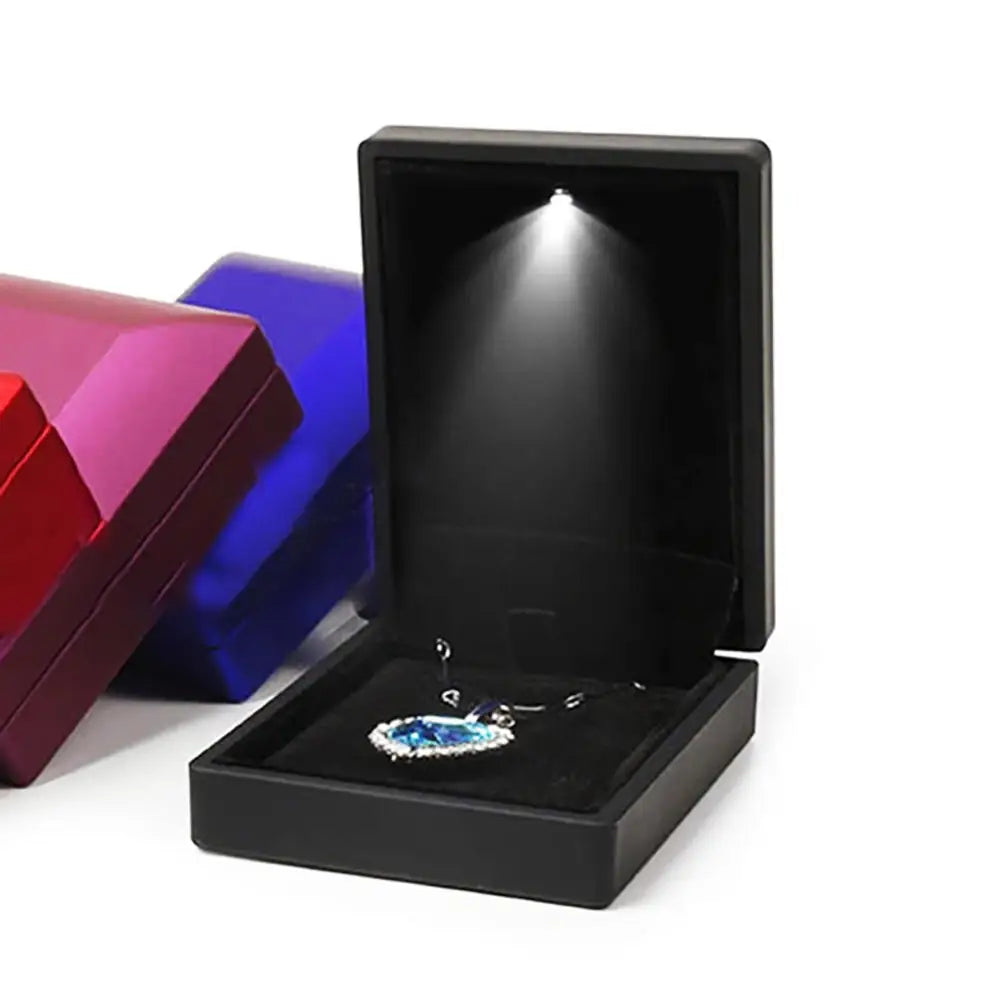 LED-Ringbox für Verlobung & Hochzeit – Schmuckgeschenkbox mit Licht