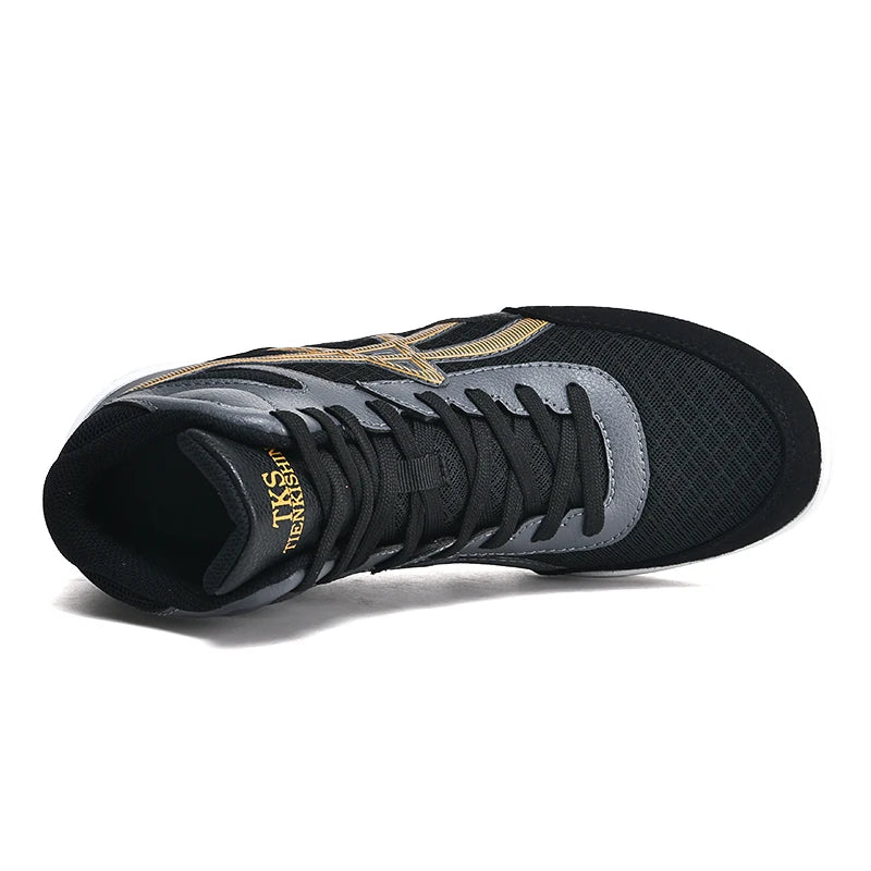 Herren Wrestling-Schuhe: Leichte, atmungsaktive Trainings- & Boxschuhe